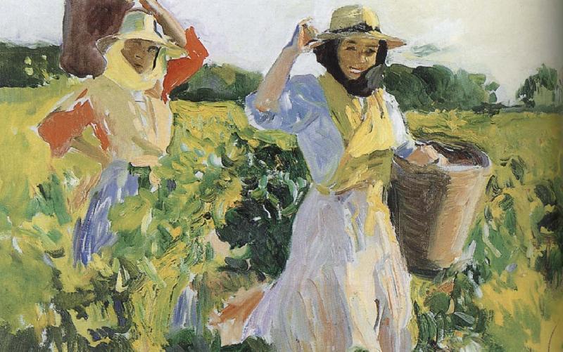 Joaquin Sorolla Sherry grape mining